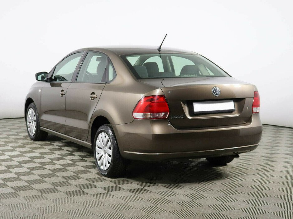 2014 Volkswagen Polo  №6398417, Коричневый металлик, 377000 рублей - вид 4