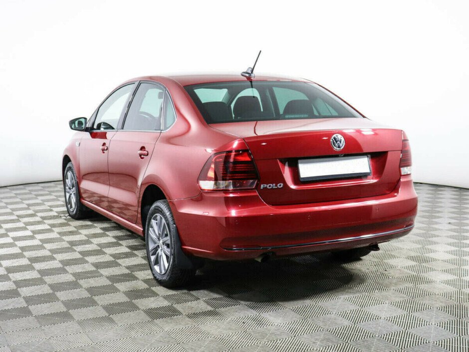 2019 Volkswagen Polo  №6398431, Красный металлик, 737000 рублей - вид 4