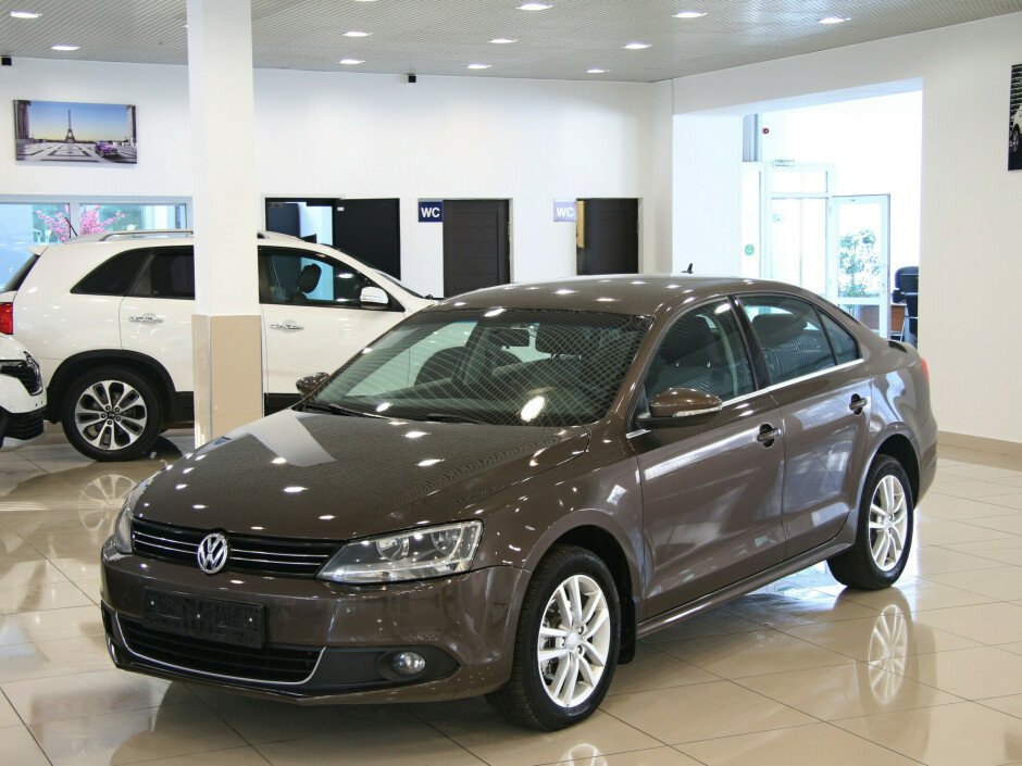 2012 Volkswagen Jetta , Коричневый металлик - вид 1