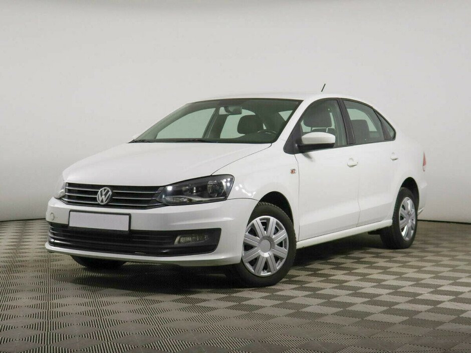 2016 Volkswagen Polo , Белый металлик - вид 1