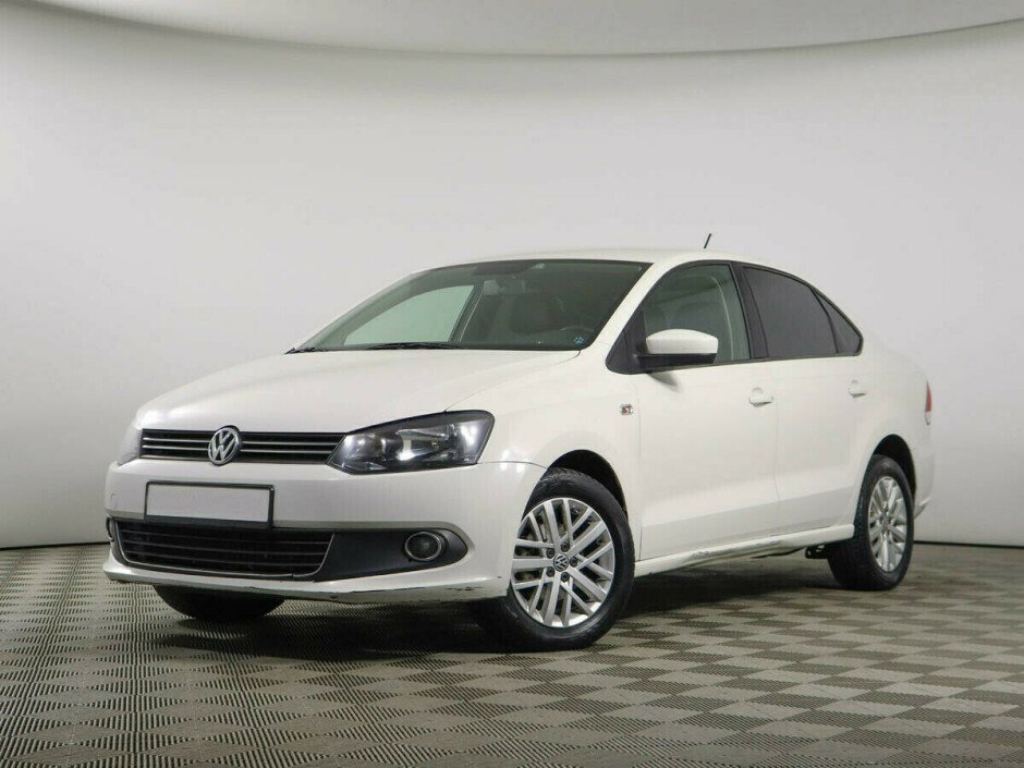 2011 Volkswagen Polo  №6398518, Белый металлик, 307000 рублей - вид 1