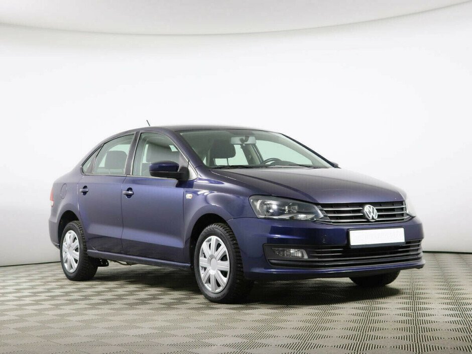 2018 Volkswagen Polo  №6398524, Синий металлик, 651000 рублей - вид 2