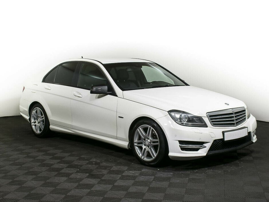 2013 Mercedes-Benz C-klass , Белый металлик - вид 2
