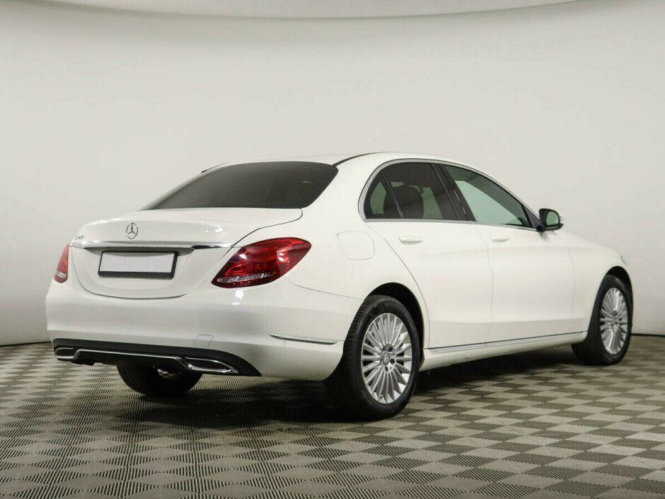 2014 Mercedes-Benz C-klass , Белый металлик - вид 3