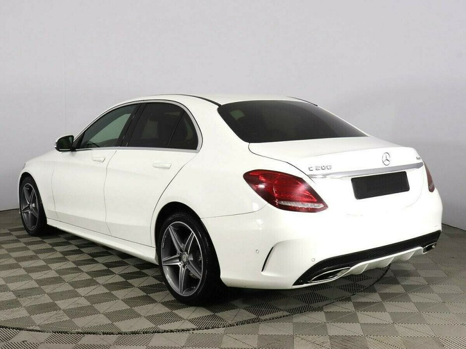 2015 Mercedes-Benz C-klass , Белый металлик - вид 4