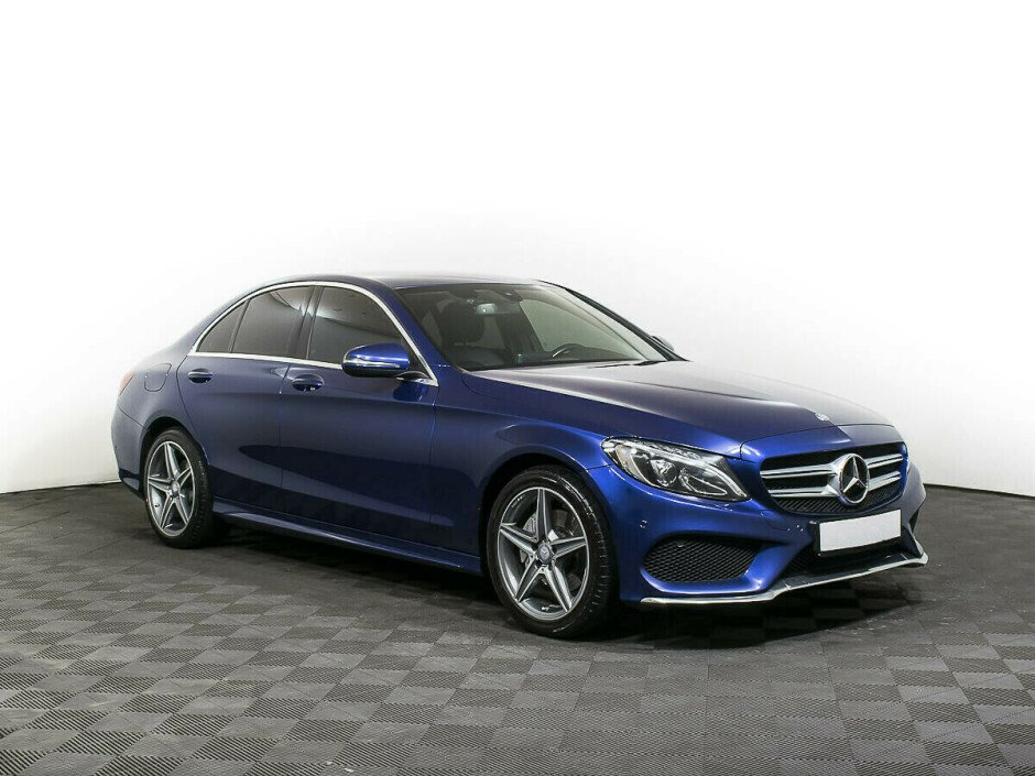 2016 Mercedes-Benz C-klass , Синий металлик - вид 2