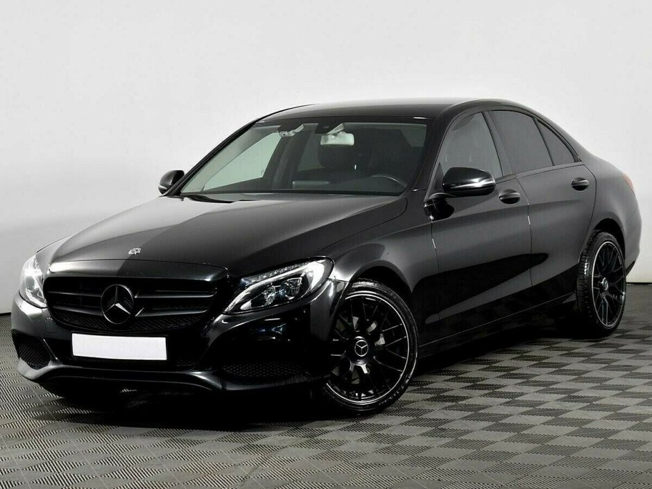 2017 Mercedes-Benz C-klass , Черный металлик - вид 1