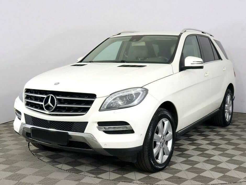 2013 Mercedes-Benz M-klass , Белый металлик - вид 1
