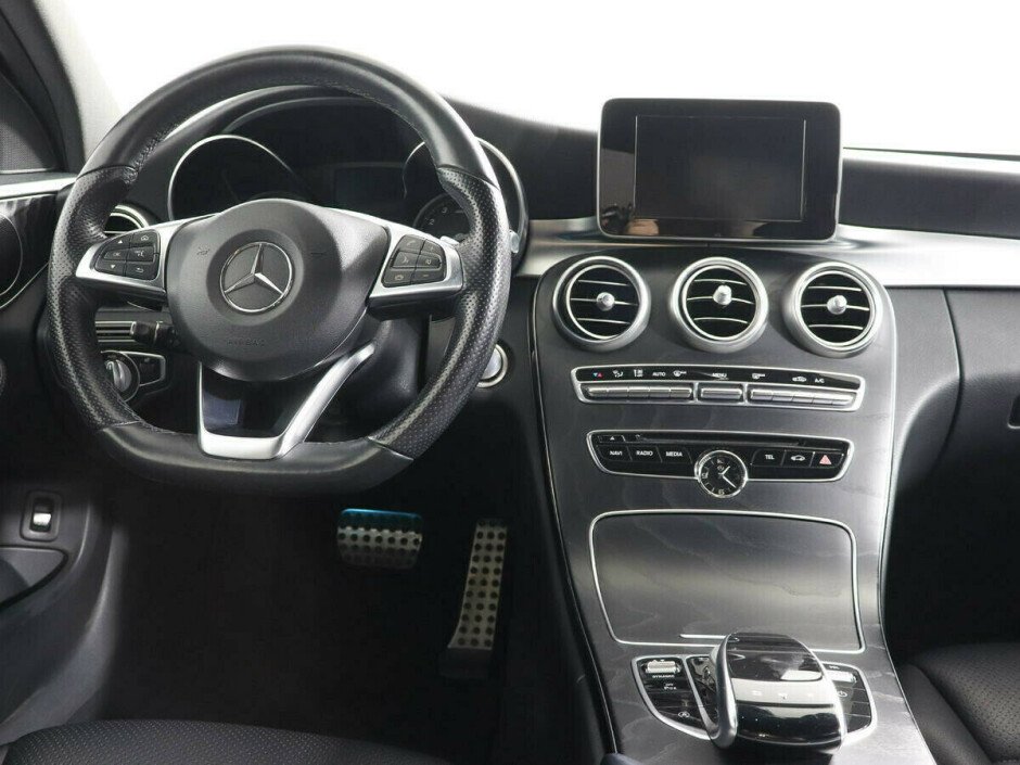 2017 Mercedes-Benz C-klass , Черный металлик - вид 8