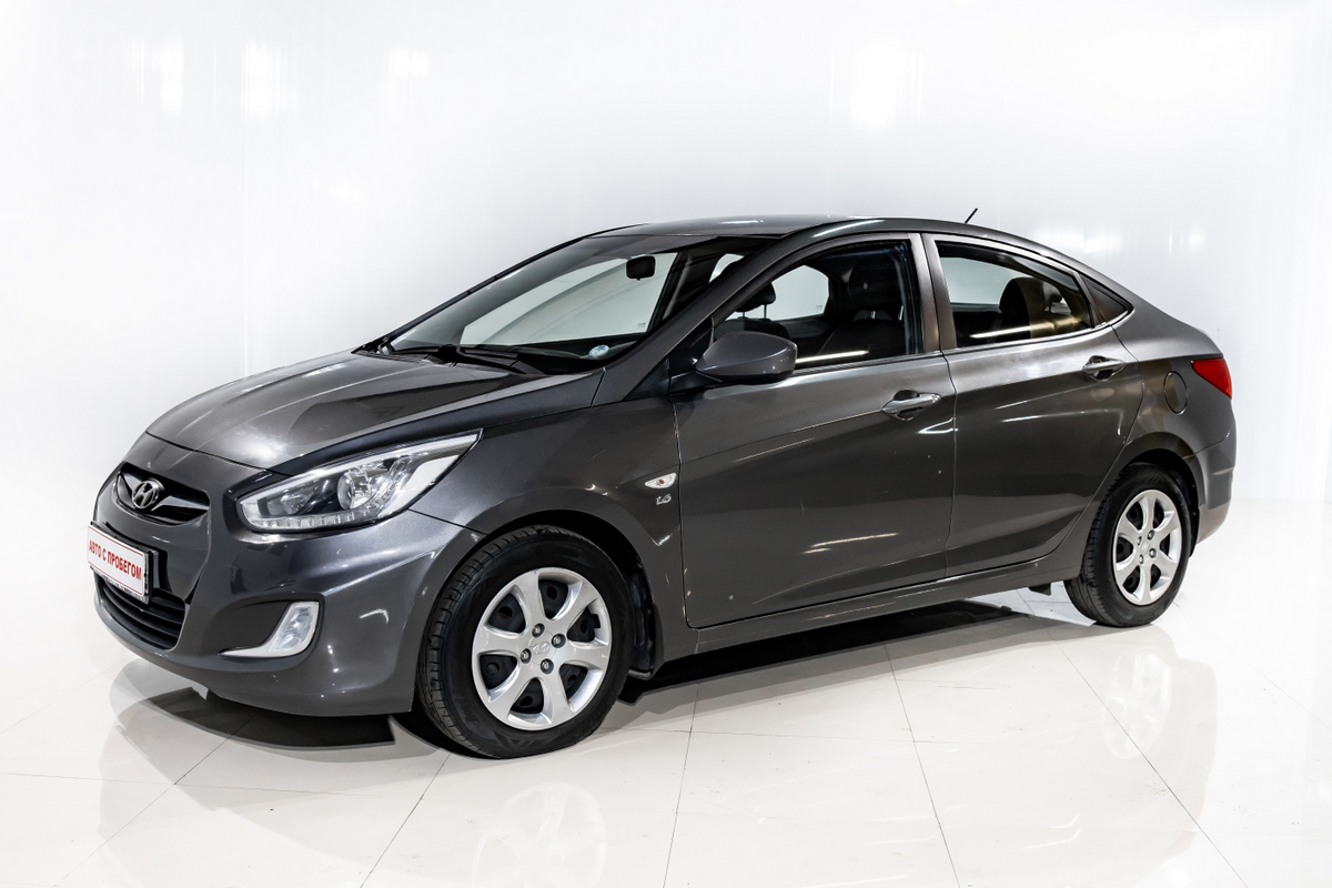 2013 Hyundai Solaris I, Серый - вид 1